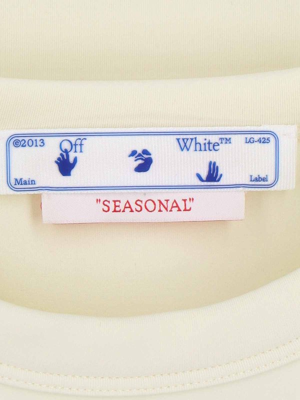 Ribbed mini dress shop online: OFF-WHITE