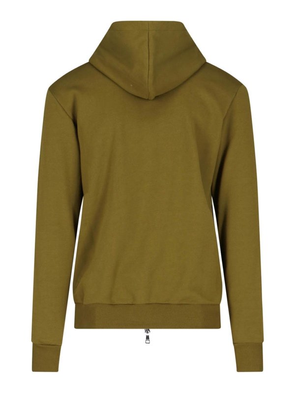 The Best Shops Balmain: Sweatshirts & Sweaters - Logo zip sweatshirt