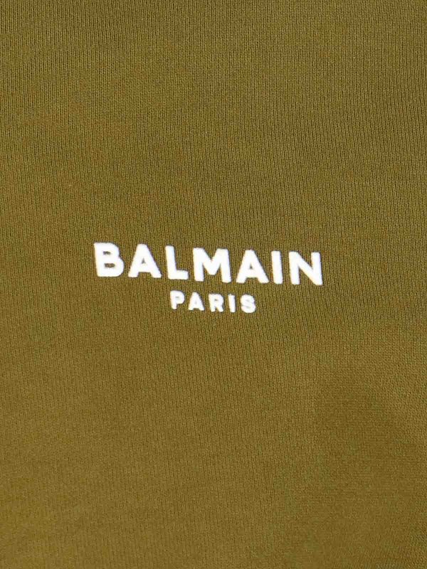 Balmain buy online Logo zip sweatshirt