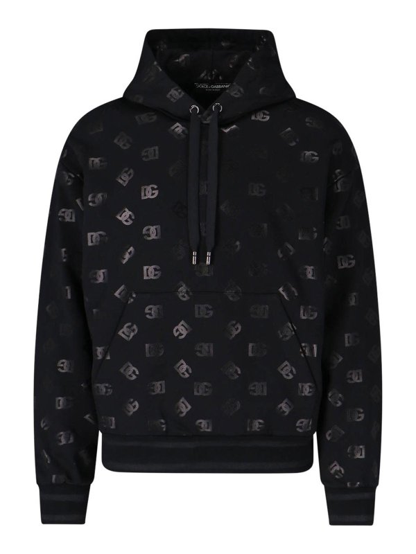 DOLCE & GABBANA: Sudaderas y suéteres - Sudadera - Negro