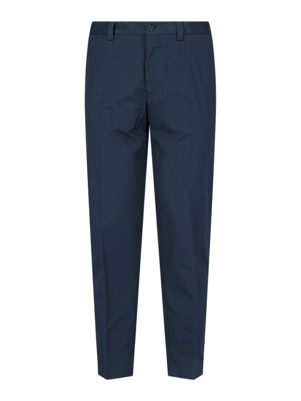DOLCE & GABBANA: Pantalones casual - Pantalón Casual - Azul