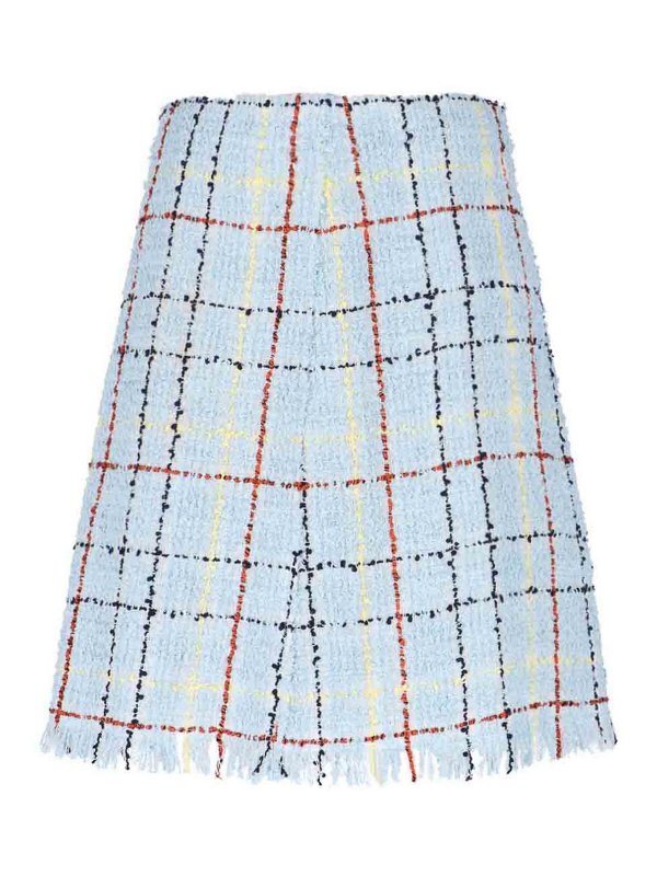 Marni: Knee length skirts & Midi - Checked mini skirt