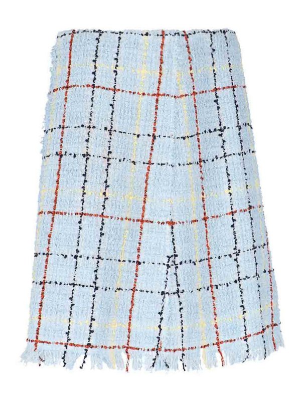 Marni: Knee length skirts & Midi online - Checked mini skirt