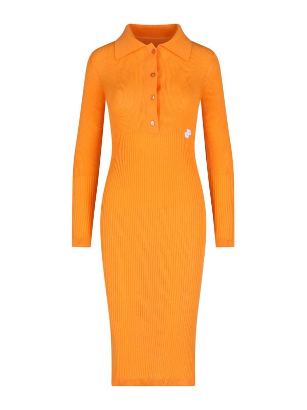 The Best Shops PATOU: ニーレングスドレス - 膝丈ドレス - オレンジ