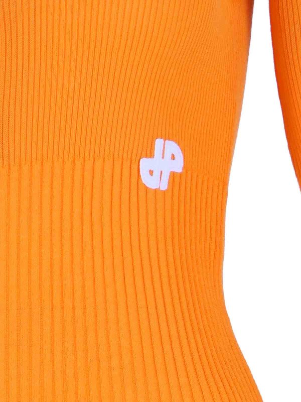 膝丈ドレス - オレンジ Replica 
online: PATOU