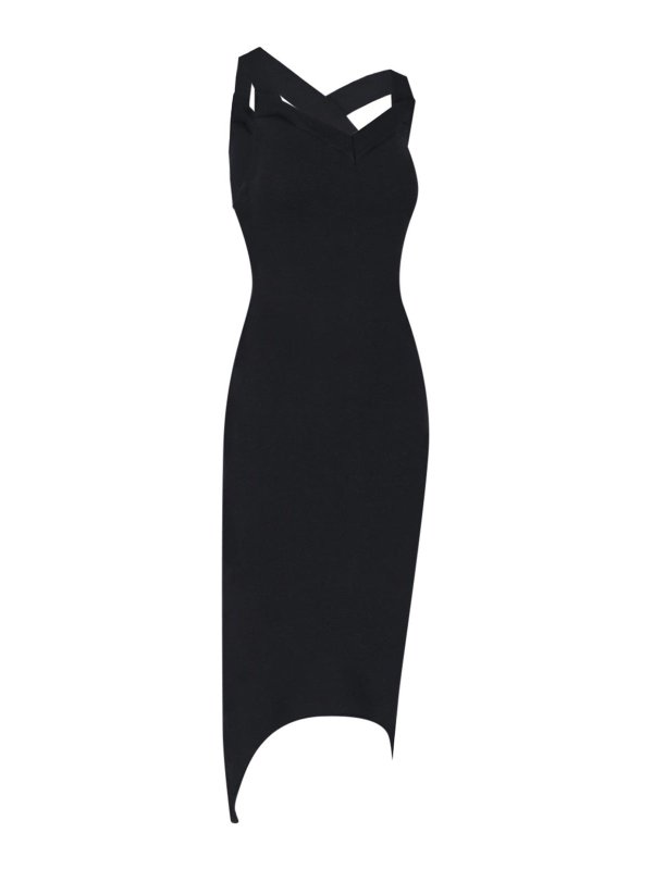 PATOU: ニーレングスドレス online - 膝丈ドレス - 黒