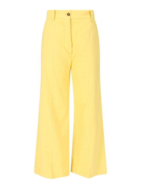 PATOU: カジュアルトラウザー - カジュアルパンツ - イエロー