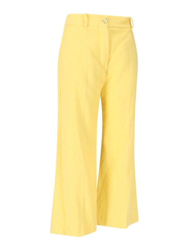 The Best Shops PATOU: カジュアルトラウザー - カジュアルパンツ - イエロー