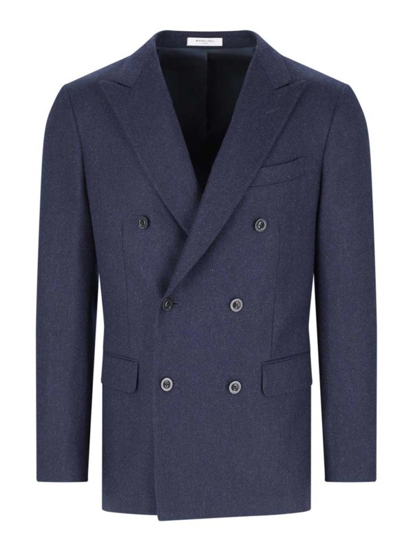 BOGLIOLI: blazers - double-breasted blazer