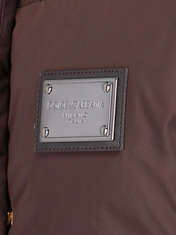 ダウンジャケット - ブラウン shop online: DOLCE & GABBANA