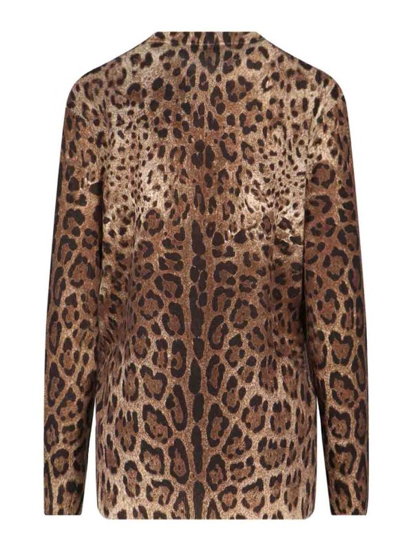 The Best Shops DOLCE & GABBANA: cardigans - Cardigan animalier