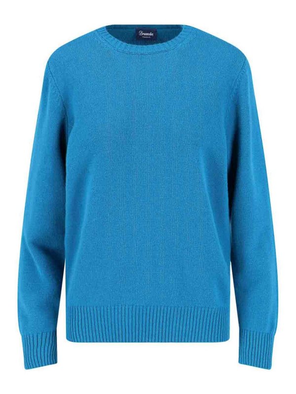 DRUMOHR: ボートネック - ボートネック - ブルー