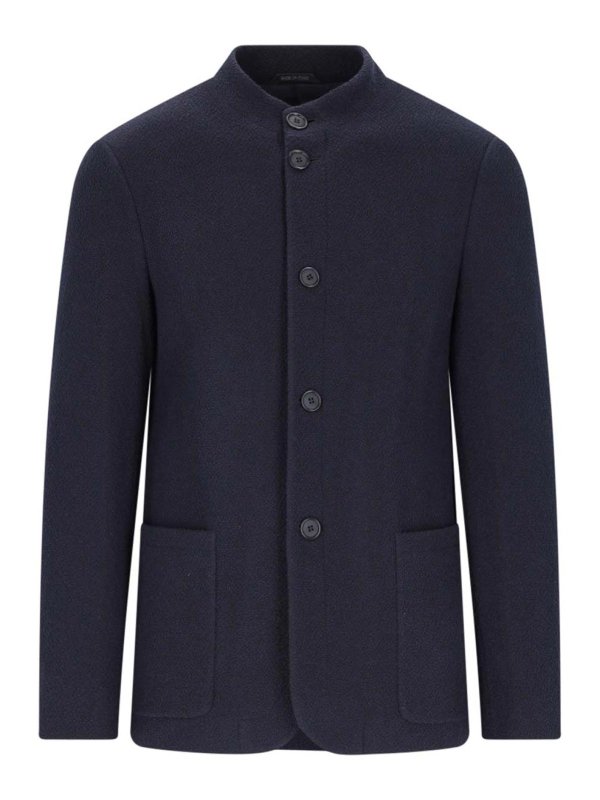 GIORGIO ARMANI: short coats - Korean collar jacket