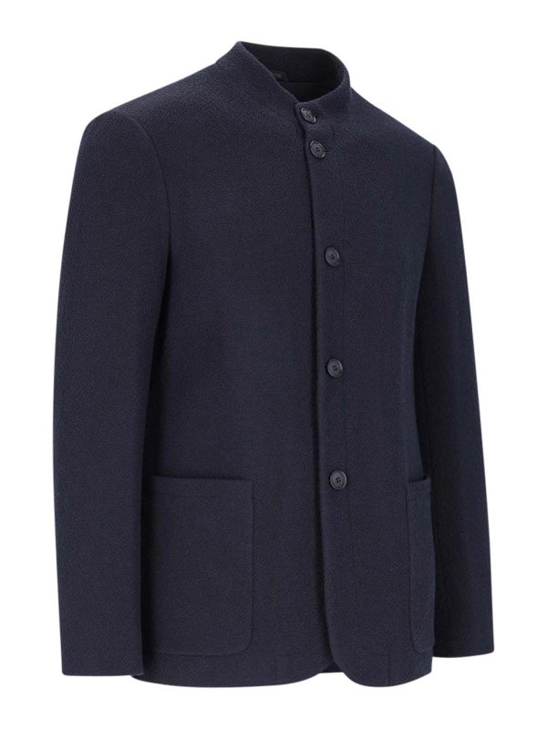 GIORGIO ARMANI: short coats online - Korean collar jacket