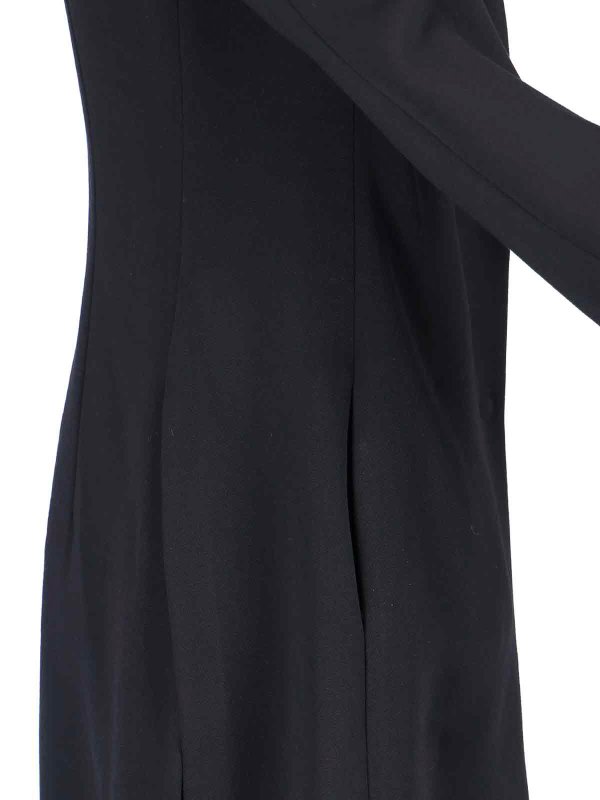 Long single-breasted coat shop online: GIORGIO ARMANI