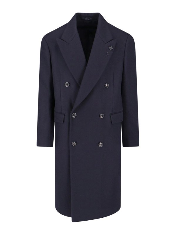 LARDINI: short coats - Double-breasted coat
