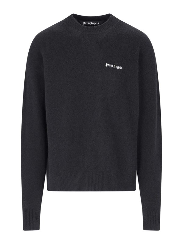 Palm Angels: boat necks - Logo sweater