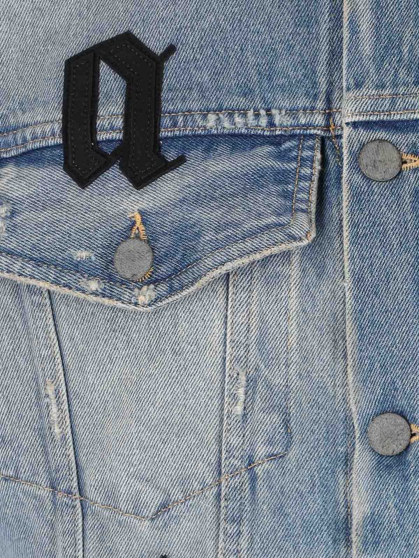 Palm Angels buy online Logo denim jacket