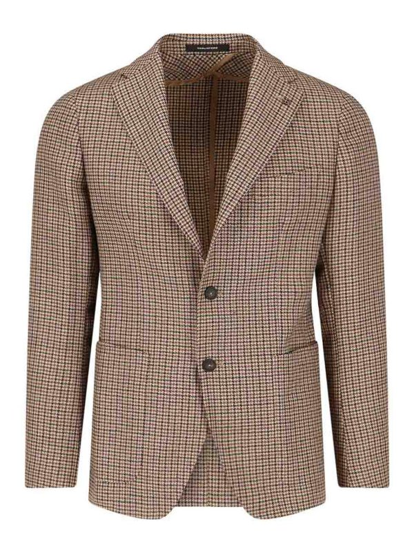 TAGLIATORE: blazers - houndstooth blazer