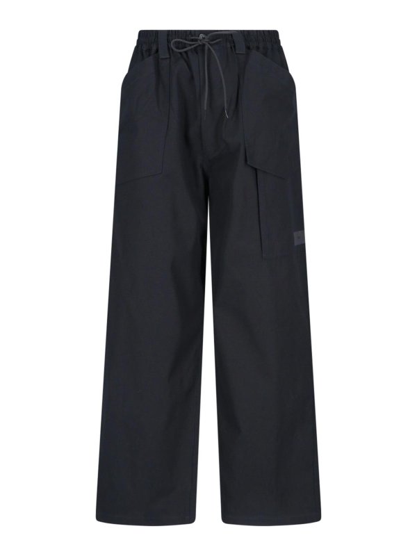 Y-3: casual trousers - Multi pocket trousers