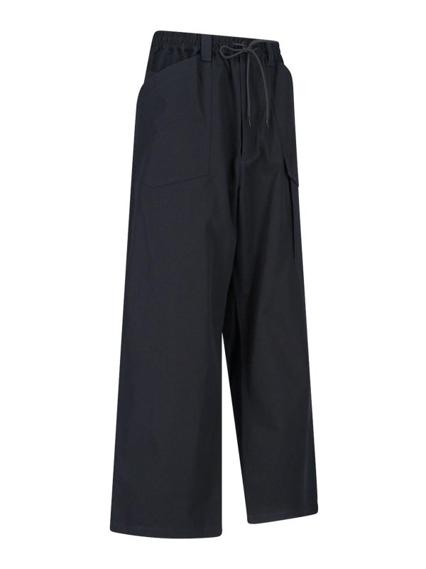 Y-3: casual trousers online - Multi pocket trousers