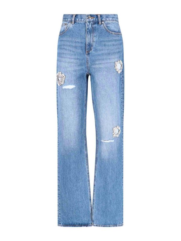 AREA: Bootcut - Bootcut Jeans - Blau