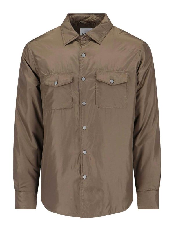 ASPESI: shirts - Nylon shirt jacket
