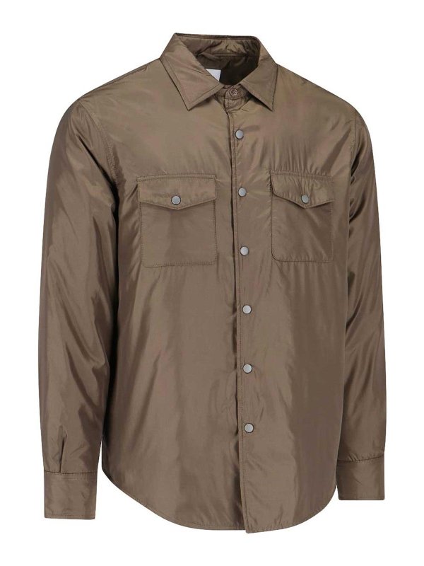ASPESI: shirts online - Nylon shirt jacket
