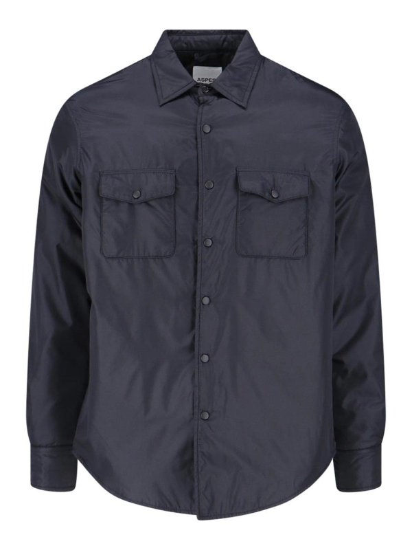 ASPESI: shirts - Nylon shirt jacket