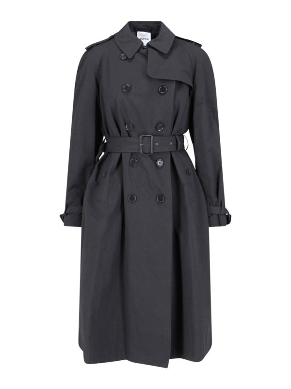 ASPESI: Gabardinas - Gabardina - Negro