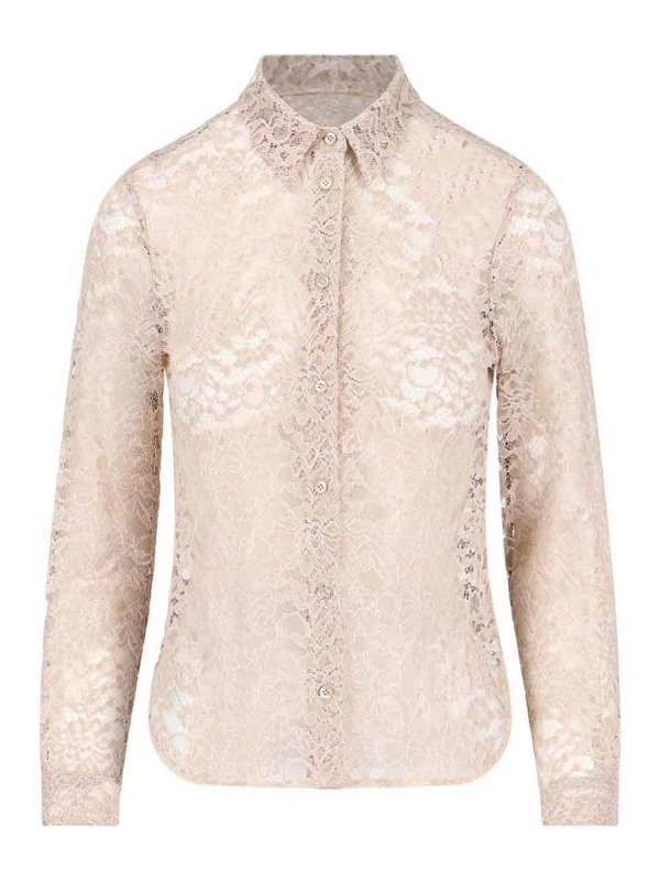 ASPESI: shirts - Lace shirt