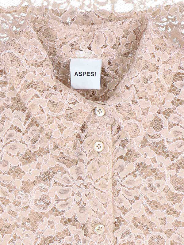 Lace shirt shop online: ASPESI