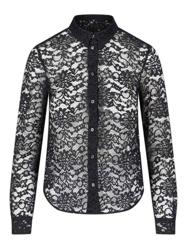 ASPESI: shirts - Lace shirt