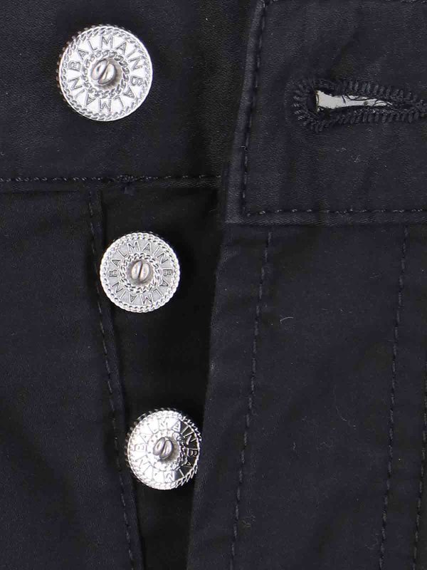 Slim-fit cargo pants shop online: Balmain