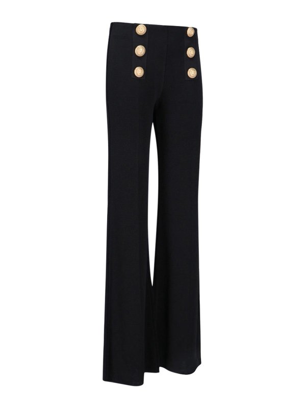 Balmain: casual trousers online - Straight trousers