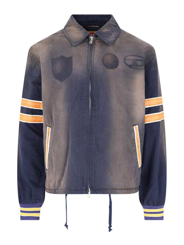 DIESEL: camicie - Giacca camicia zip