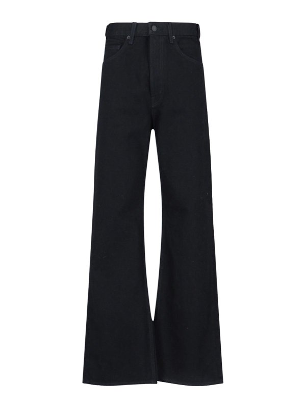 NILI LOTAN: ブーツカットジーンズ - ブーツカットジーンズ - 黒