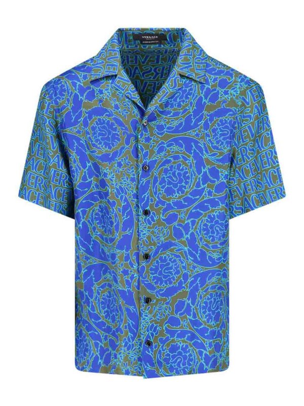 VERSACE: Hemden - Hemd - Blau