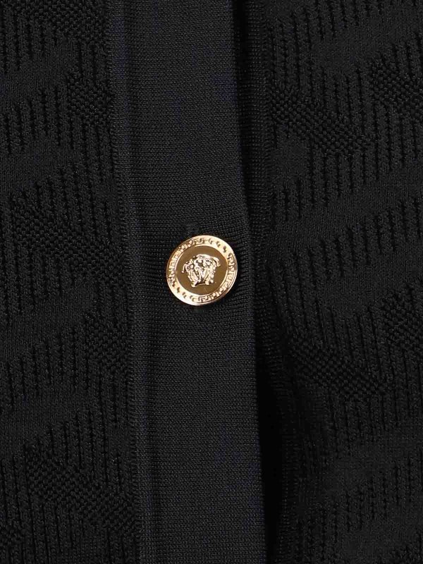 Cardigan crop shop online: VERSACE