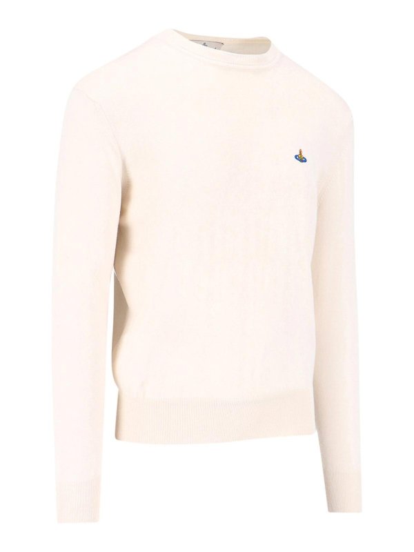 VIVIENNE WESTWOOD: maglia collo a barchetta online - Maglia logo