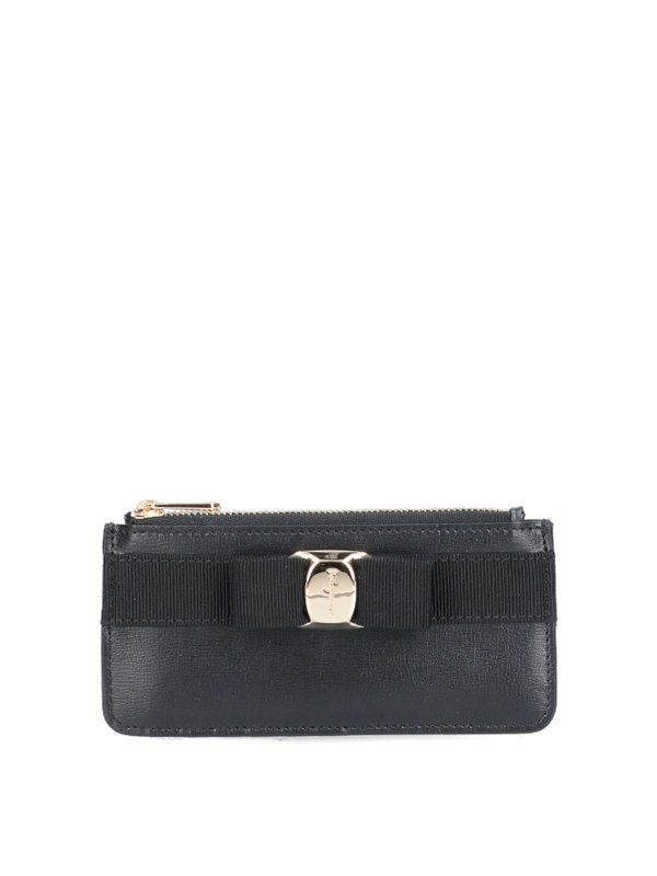 FERRAGAMO: 財布＆ポーチ - 財布 - 黒