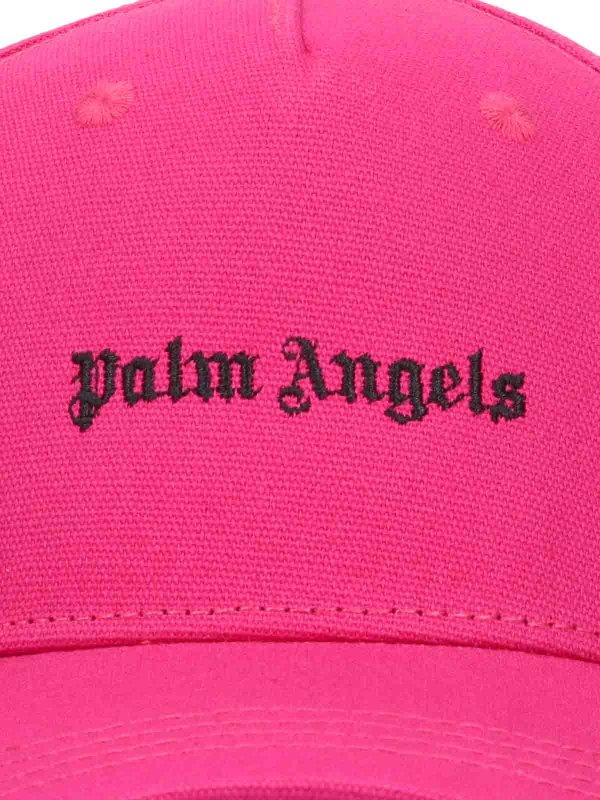 The Best Shops Palm Angels: hats & caps - Logo baseball cap
