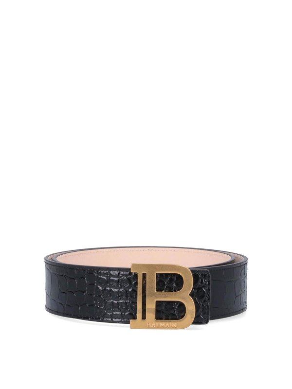 Balmain: belts - Logo belt