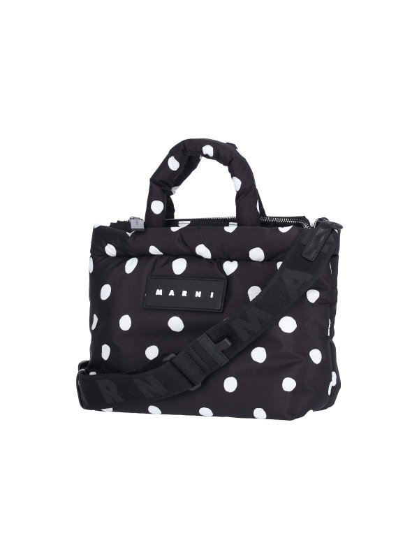 Marni: cross body bags online - Mini logo tote bag