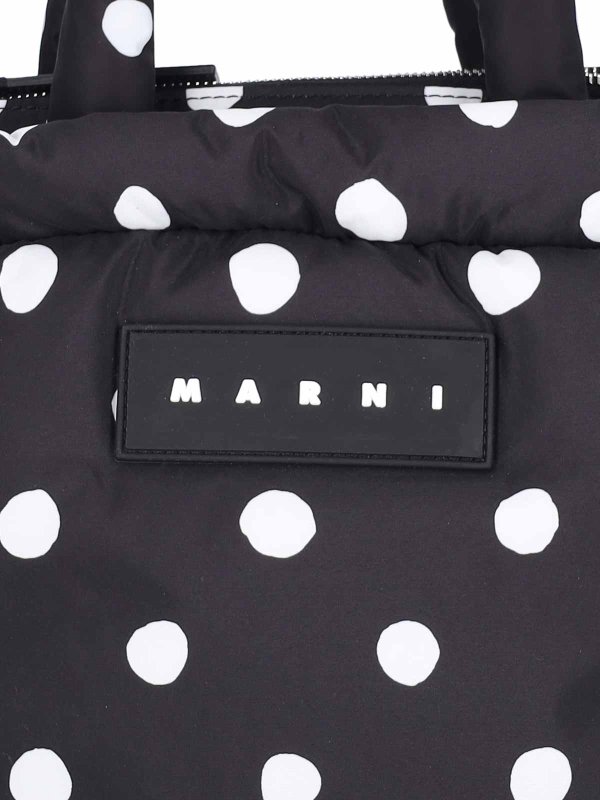 Mini logo tote bag shop online: Marni