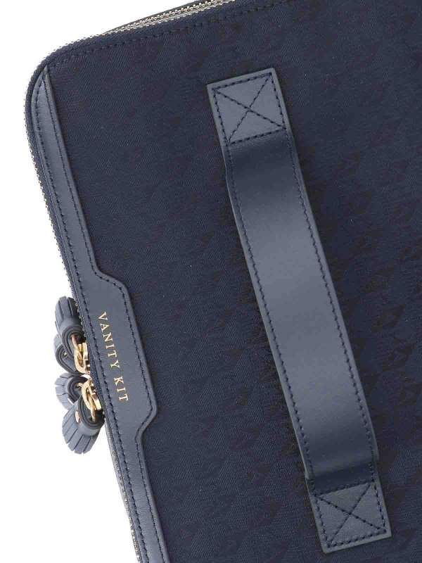 クラッチバッグ - ブルー shop online: Anya Hindmarch