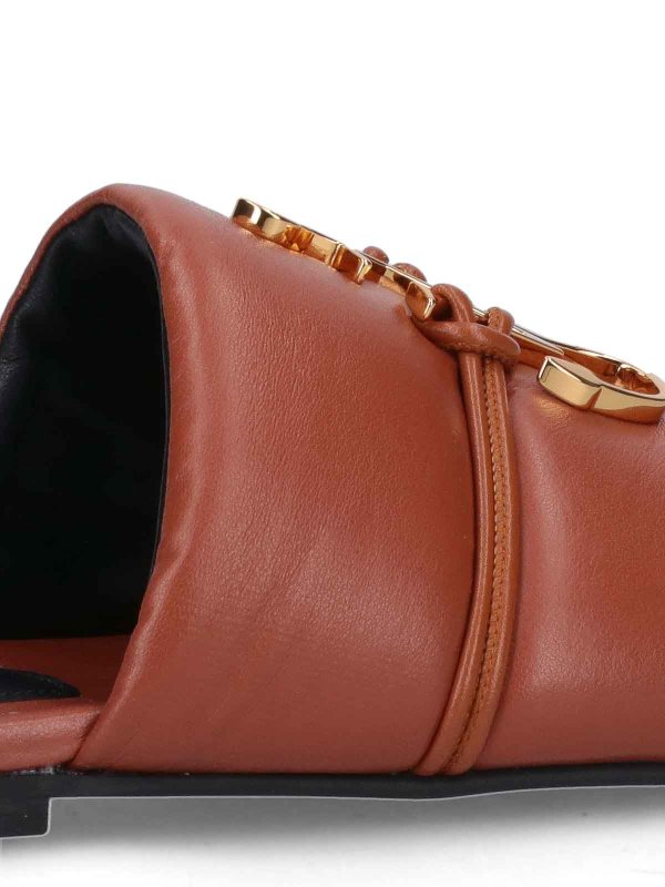 Logo slide sandals shop online: J.W. ANDERSON