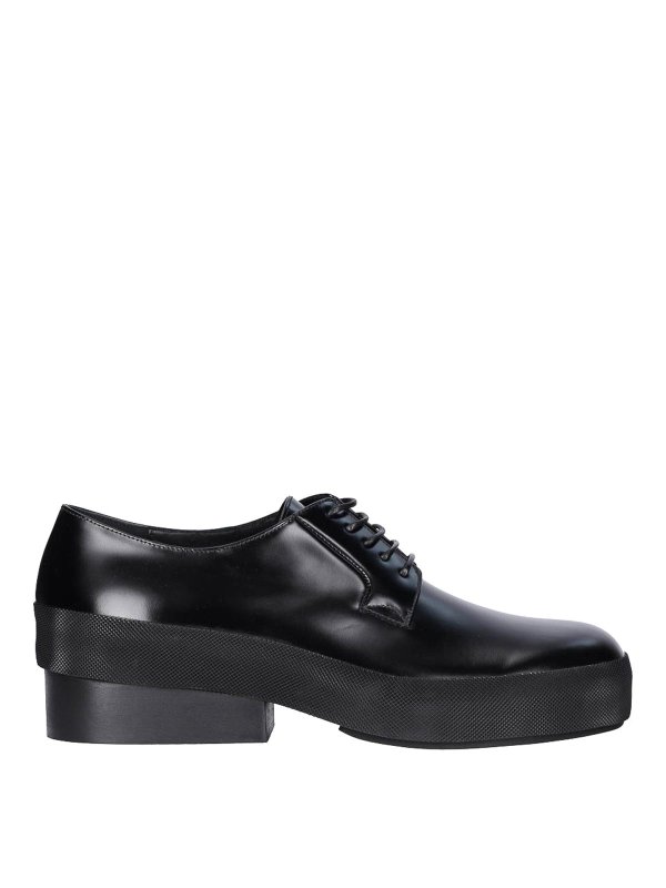 RAF SIMONS: Loafers & Slippers - Leather derby shoes