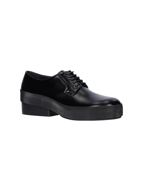 RAF SIMONS: Loafers & Slippers online - Leather derby shoes