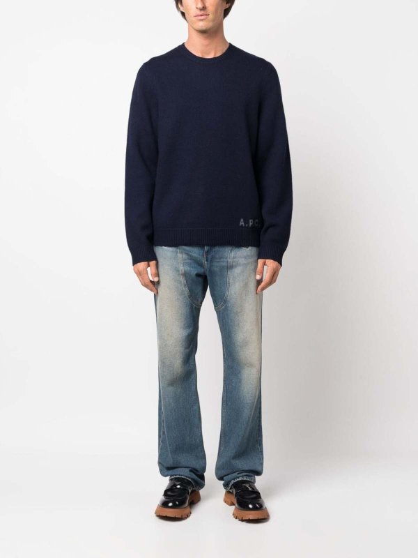 A.P.C.: crew necks online - Edward wool jumper